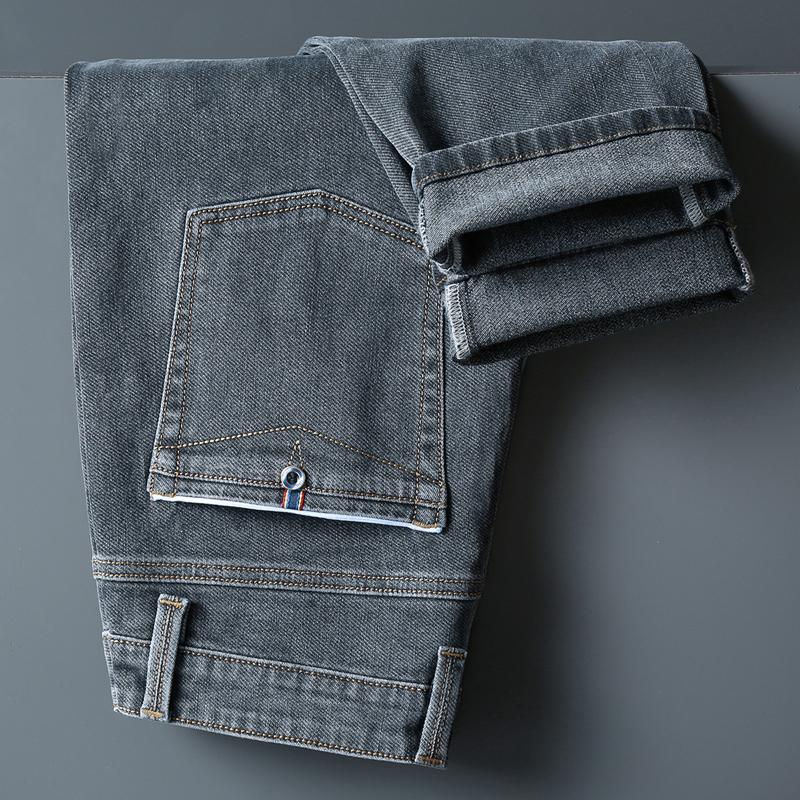 Men's Jeans Slim Straight-leg Business Casual Pants Male Autumn Winter Stretch Tide Brand Diagonal Pocket Gray Trousers, Blue
Men's Jeans Slim Straight-leg Business Casual Pants Male Autumn Winter Stretch Tide Brand Diagonal Pocket Gray Trousers, Blue
