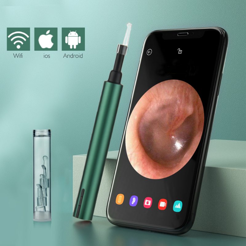 5.5mm Wireless WiFi Ear Pick Otoscope Camera Borescope Luminous Wax Cleaning Teeth Oral Inspection Health Care
5.5mm Wireless WiFi Ear Pick Otoscope Camera Borescope Luminous Wax Cleaning Teeth Oral Inspection Health Care
