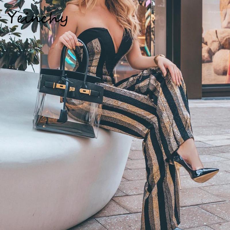 Yeinchy Sexy Women V Neck Sleeveless Backless Ladies Outfits Stripes Jumpsuit FY2032 Women' Jumpsuits & Rompers, As pic
Yeinchy Sexy Women V Neck Sleeveless Backless Ladies Outfits Stripes Jumpsuit FY2032 Women' Jumpsuits & Rompers, As pic