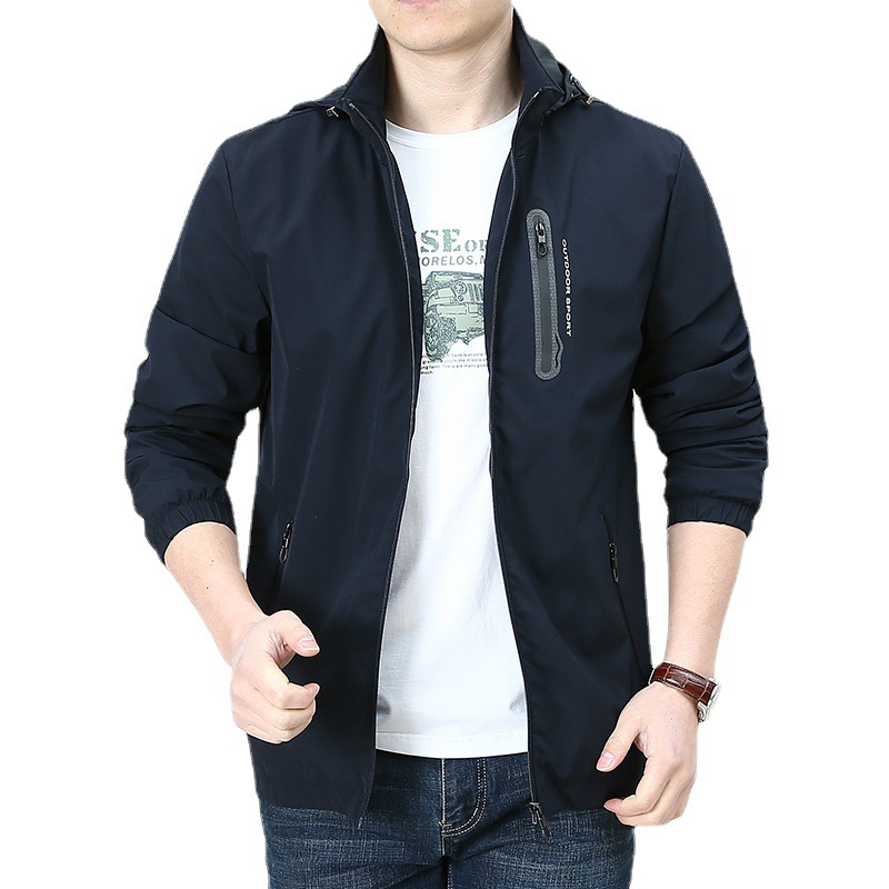 Jacket Men Spring and Autumn Thin Coat Loose Quick-drying Windbreaker Outdoor Sports Stretch Casual Jacket, Black;brown
Jacket Men Spring and Autumn Thin Coat Loose Quick-drying Windbreaker Outdoor Sports Stretch Casual Jacket, Black;brown