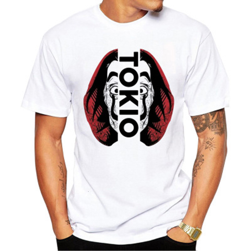 Fashion T shirt men Funny Design La Casa De Papel T Shirt Money Heist Tees TV Series Tshirts Men Short Sleeve House of Paper T-Shirt, White;black
Fashion T shirt men Funny Design La Casa De Papel T Shirt Money Heist Tees TV Series Tshirts Men Short Sleeve House of Paper T-Shirt, White;black