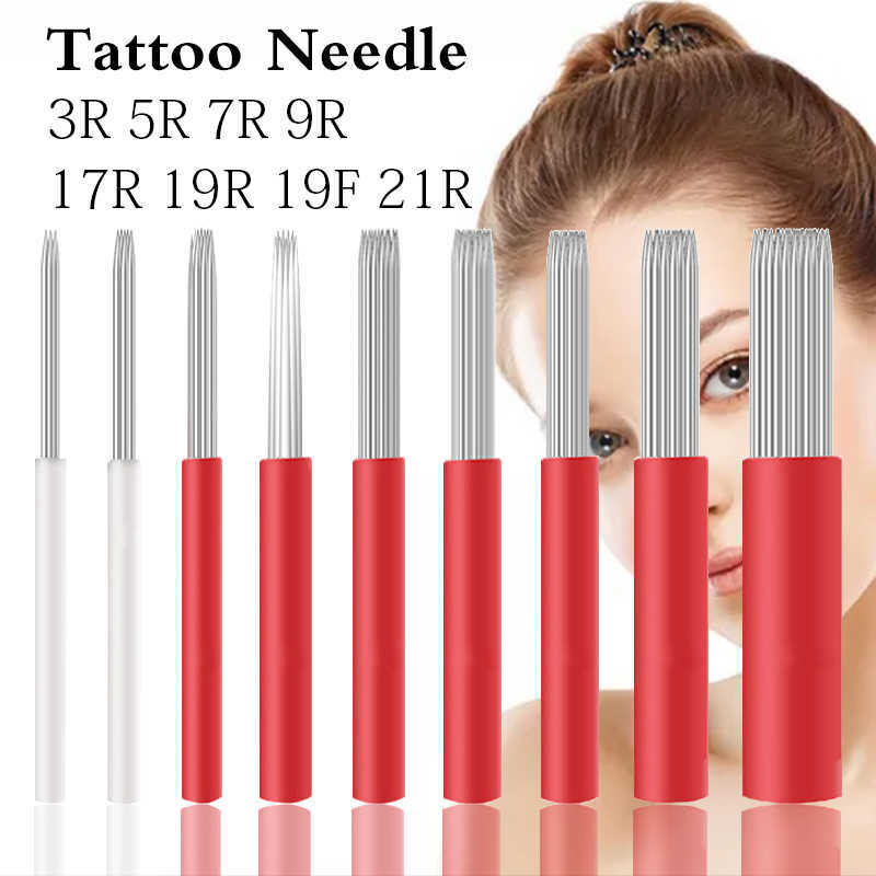 100pcs Laminas Tebori Microblading needles Bevel Round Liner Blades Tattoo Needles For Permanent Makeup Eyebrow tattoo lip 210608
100pcs Laminas Tebori Microblading needles Bevel Round Liner Blades Tattoo Needles For Permanent Makeup Eyebrow tattoo lip 210608