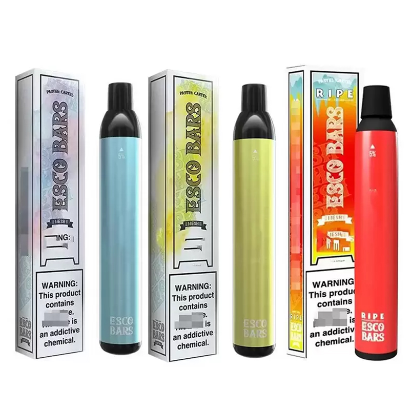 ESCO BARS Disposable 2500 Puffs E cigarettes Pod Device Kit Mesh Coil 5% Strength 1000mAh Battery 6ml Pre-filled Cartridges Stick Vape Pen Vs Bang XXL
ESCO BARS Disposable 2500 Puffs E cigarettes Pod Device Kit Mesh Coil 5% Strength 1000mAh Battery 6ml Pre-filled Cartridges Stick Vape Pen Vs Bang XXL
