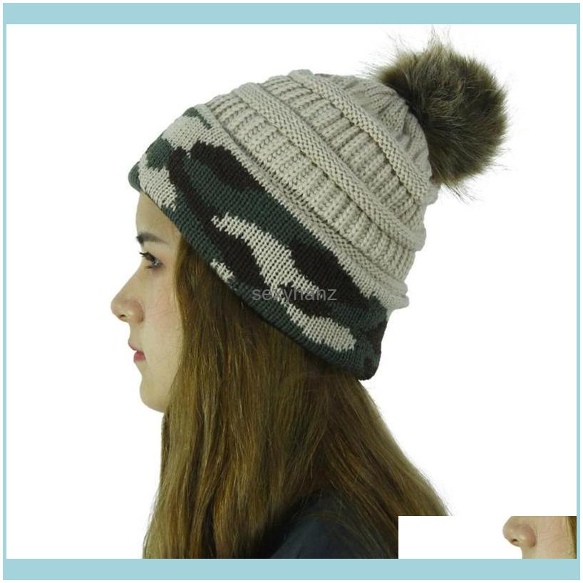 Beanie/Skl Caps Hats, Scarves & Gloves Fashion Aessories Beanies Winter Women Camouflage Stitching Outdoor Plush Ball Hats Crochet Knit Cap
Beanie/Skl Caps Hats, Scarves & Gloves Fashion Aessories Beanies Winter Women Camouflage Stitching Outdoor Plush Ball Hats Crochet Knit Cap