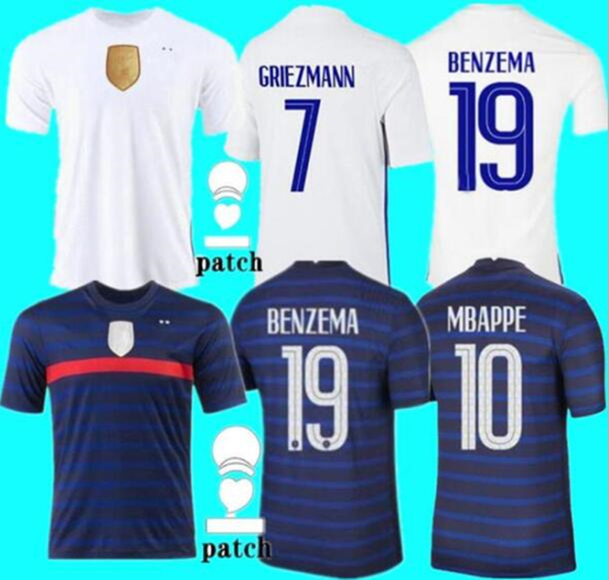 2020 2021 BENZEMA soccer jersey maillots de football maillot equipe de 20 21 MBAPPE GRIEZMANN KANTE POGBA Size s-4xl, Home
2020 2021 BENZEMA soccer jersey maillots de football maillot equipe de 20 21 MBAPPE GRIEZMANN KANTE POGBA Size s-4xl, Home