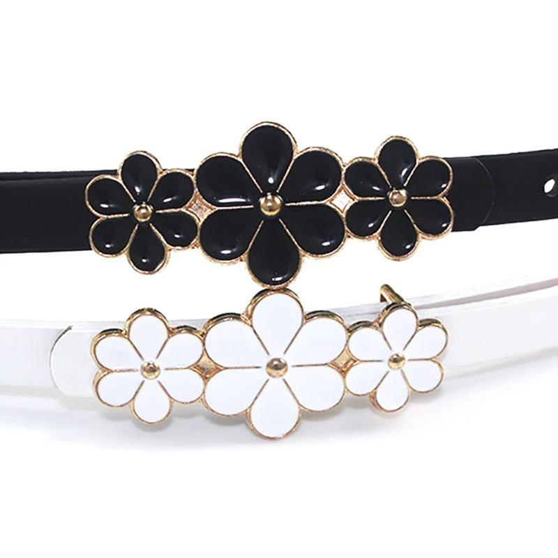 Belts Women's Flower Plate Buckle High Elastic PU Fabric Belt Dress Gold Leaf Metal Fashion Casual Novelty Wild Solid C, Black
Belts Women's Flower Plate Buckle High Elastic PU Fabric Belt Dress Gold Leaf Metal Fashion Casual Novelty Wild Solid C, Black