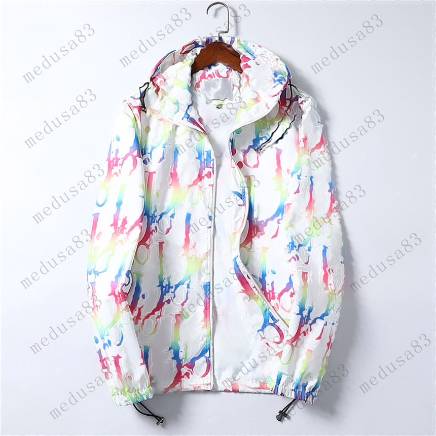 2021 Fashion Mens Jacket Spring Autumn Outwear Windbreaker Hoodie Zipper Fashion Letter pattern Hooded Jackets Coat Outside Sport Men's Clothing
2021 Fashion Mens Jacket Spring Autumn Outwear Windbreaker Hoodie Zipper Fashion Letter pattern Hooded Jackets Coat Outside Sport Men's Clothing