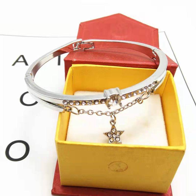 Bangle QiLuxy Simple Rose Color Zircon Star Charm For Women Fashion Forever Love Bracelets Jewelry Gifts
Bangle QiLuxy Simple Rose Color Zircon Star Charm For Women Fashion Forever Love Bracelets Jewelry Gifts