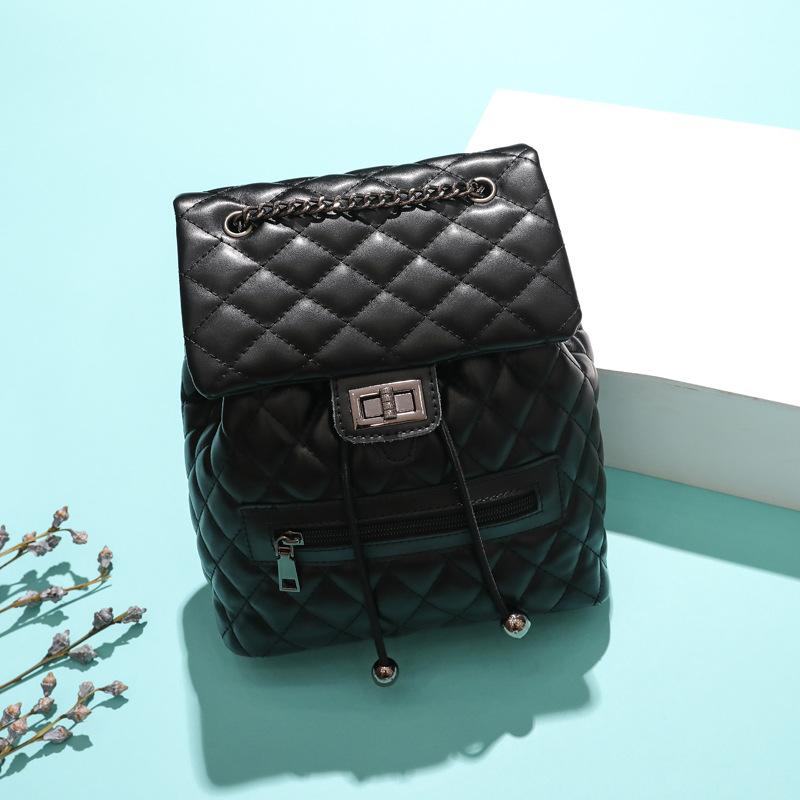 Outdoor Bags DALFR Black Backpack Fashion Classic Diamond Lattice Travel Bag Simple Design Casual Wild Designer Backpacks
Outdoor Bags DALFR Black Backpack Fashion Classic Diamond Lattice Travel Bag Simple Design Casual Wild Designer Backpacks