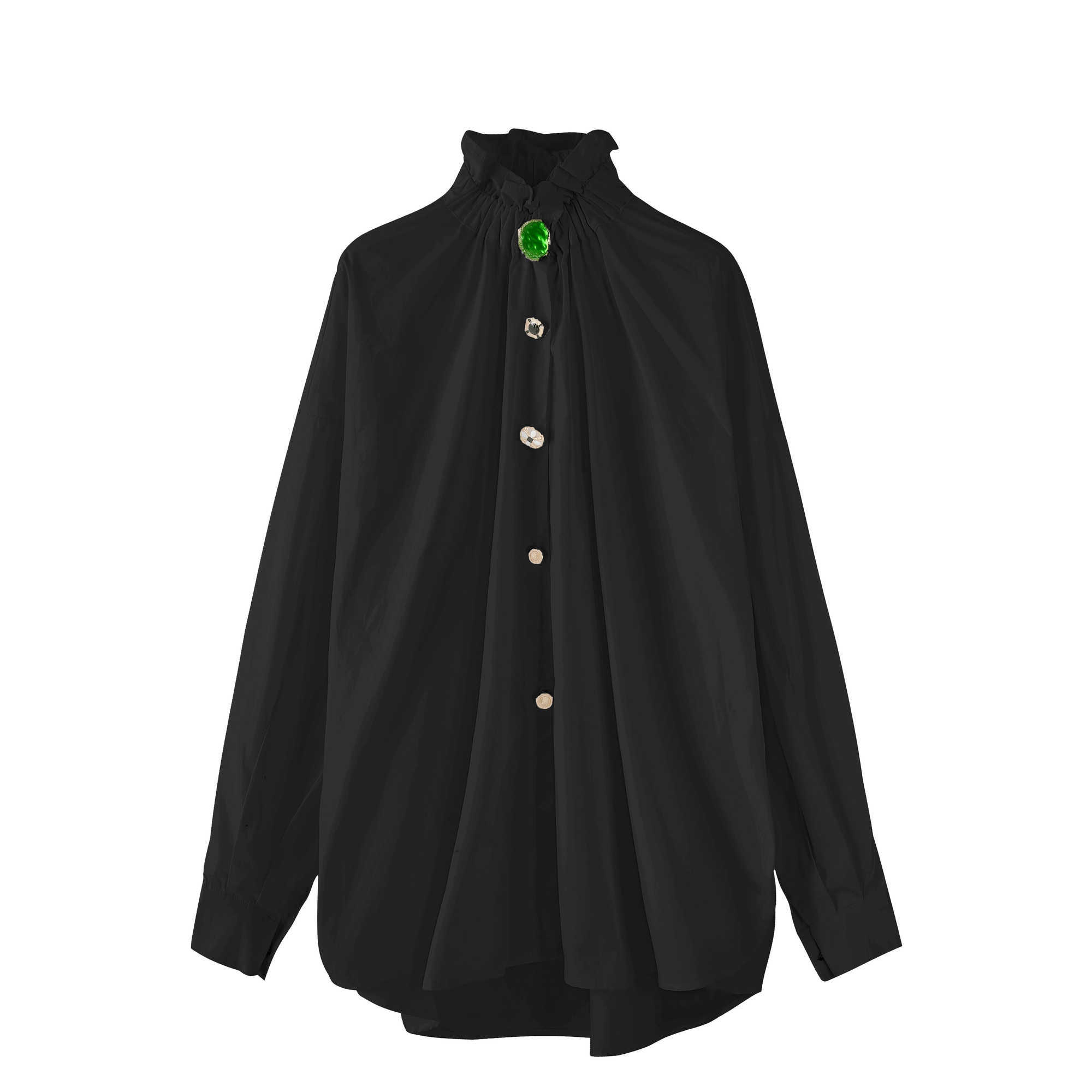 Spring Fashion Solid Turtleneck Lantern Sleeves Loose Casual Shirt Women' Tops 210615, Black
Spring Fashion Solid Turtleneck Lantern Sleeves Loose Casual Shirt Women' Tops 210615, Black