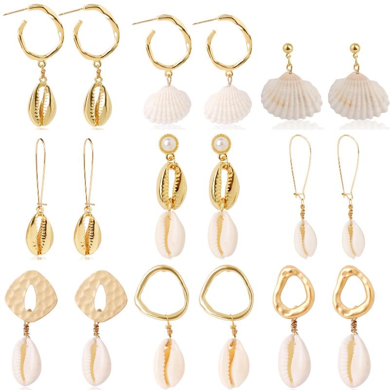 Stud Earrings 2021 Trend For Women Bohemians INS Style White Alloy Natural Conch Shell Ear Ornament/Drop Years Gifts Gir, Golden;silver
Stud Earrings 2021 Trend For Women Bohemians INS Style White Alloy Natural Conch Shell Ear Ornament/Drop Years Gifts Gir, Golden;silver