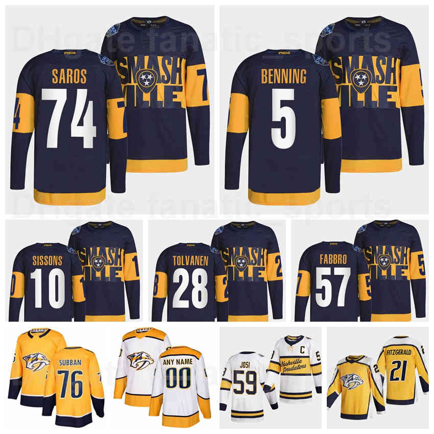 Hockey Nashville Predators 2022 Stadium Series 74 Juuse Saros Jersey 21 Nick Cousins 10 Colton Sissons 57 Dante Fabbro 28 Eeli Tolvanen 5 Ma, Black;red
Hockey Nashville Predators 2022 Stadium Series 74 Juuse Saros Jersey 21 Nick Cousins 10 Colton Sissons 57 Dante Fabbro 28 Eeli Tolvanen 5 Ma, Black;red