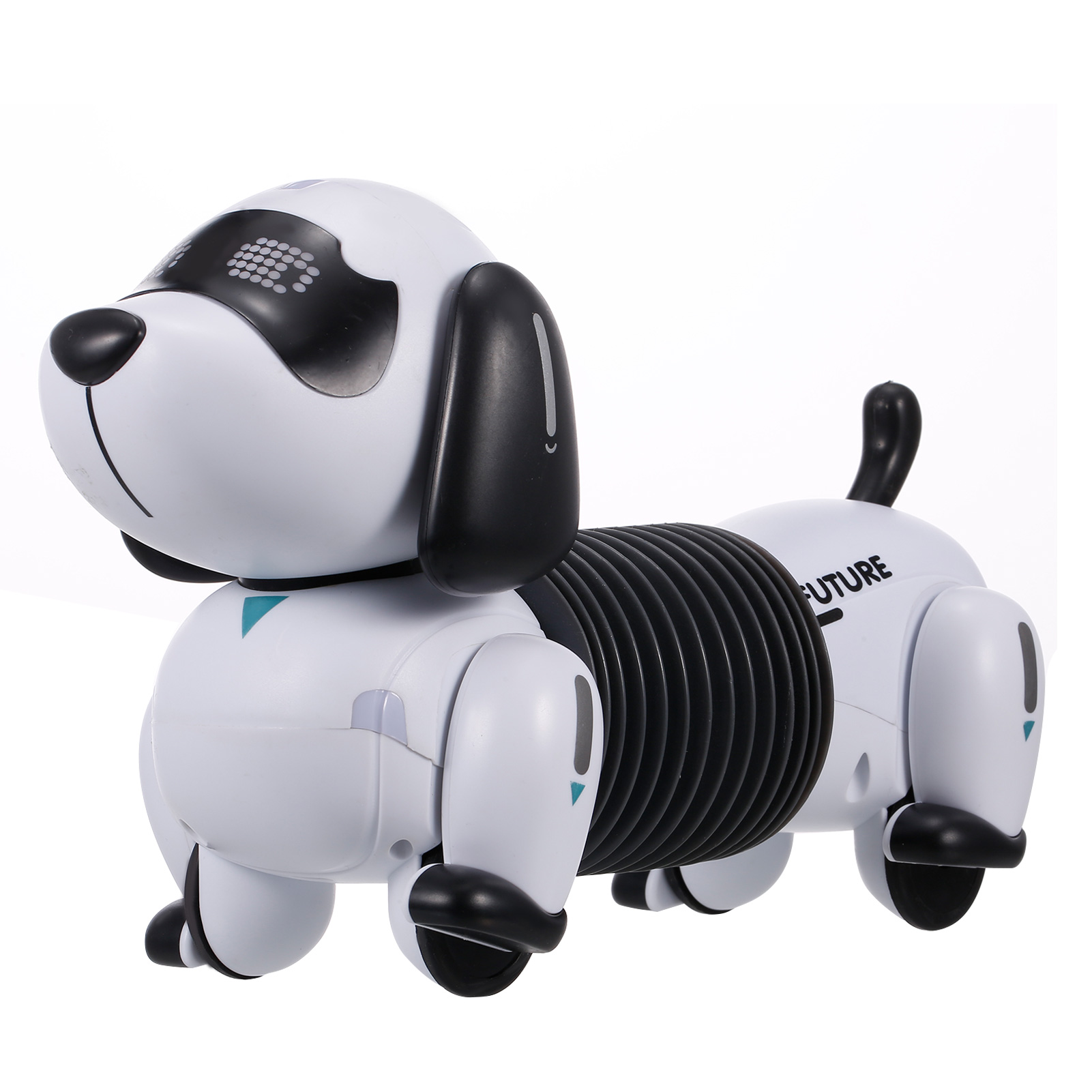 Electronics RobotsLE NENG TOYS K22 RC Robot Dog RC Robotic Stunt Puppy Electronic Pet Programmable Robot with Sound for Kids RC