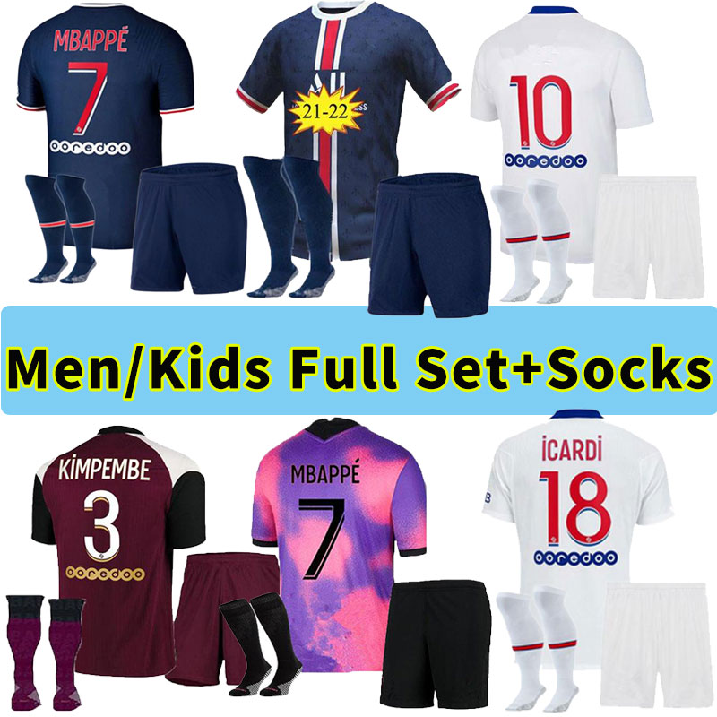 2021 2022 ICARDI MARQUINHOS MBAPPE fourth soccer Jersey 20 21 22 VERRATTI KEAN Maillots de football shirt enfants kit uniforms men kids set+socks full set, Third full set+socks
2021 2022 ICARDI MARQUINHOS MBAPPE fourth soccer Jersey 20 21 22 VERRATTI KEAN Maillots de football shirt enfants kit uniforms men kids set+socks full set, Third full set+socks