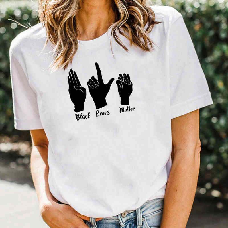 Black Lives Matter Graphic Tee Vintage Racial Equality Casual Street Style Unisex Women Tee T-Shirt Harajuku Hipster Summer Top 210518, White
Black Lives Matter Graphic Tee Vintage Racial Equality Casual Street Style Unisex Women Tee T-Shirt Harajuku Hipster Summer Top 210518, White
