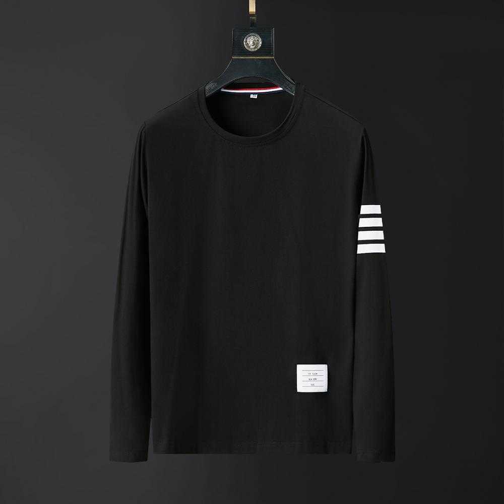 Brand Mens T Shirts Graphic Autumn Long Sleeve Clothes Plus Size Homme High Quality Korean Style Fashion Black Striped Tops 210629
Brand Mens T Shirts Graphic Autumn Long Sleeve Clothes Plus Size Homme High Quality Korean Style Fashion Black Striped Tops 210629