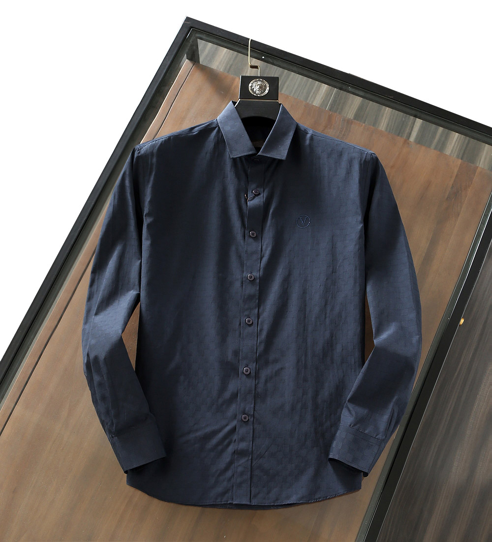 2022 Men's Shirts Luxury Designer Fashion Trend Wear Long Sleeves Business Casual Brand Silk Print Spring Thin -3XL, White 
2022 Men's Shirts Luxury Designer Fashion Trend Wear Long Sleeves Business Casual Brand Silk Print Spring Thin -3XL, White