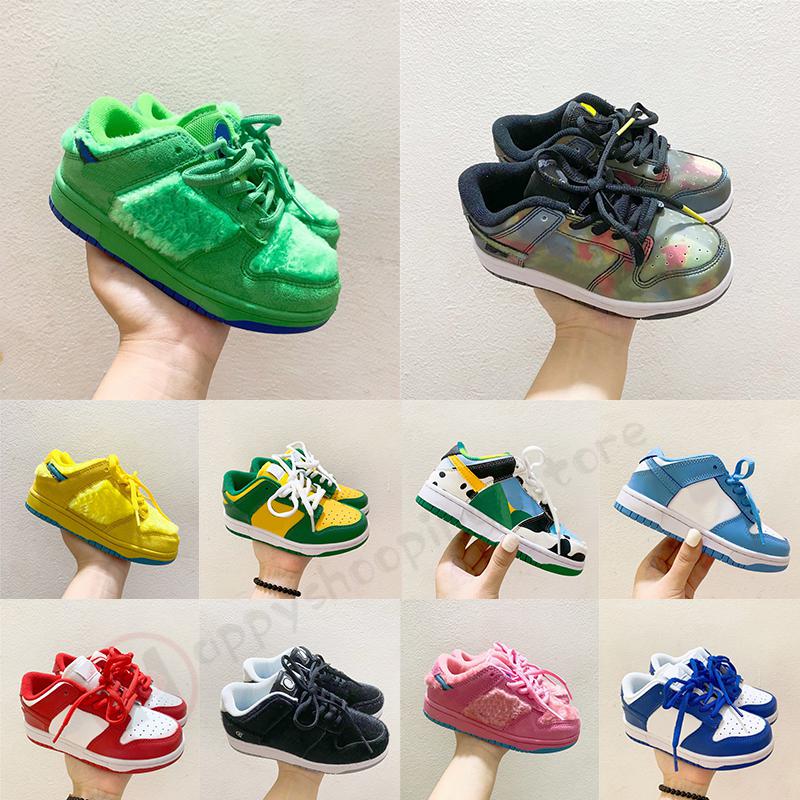 2021 SB Suede Bear Dunky Kids Trainers Low Skate Sneakers Brazil Thermal Imaging Chicago Luxurys Designers Toddler Infant Running Shoes Dunk, Black
2021 SB Suede Bear Dunky Kids Trainers Low Skate Sneakers Brazil Thermal Imaging Chicago Luxurys Designers Toddler Infant Running Shoes Dunk, Black