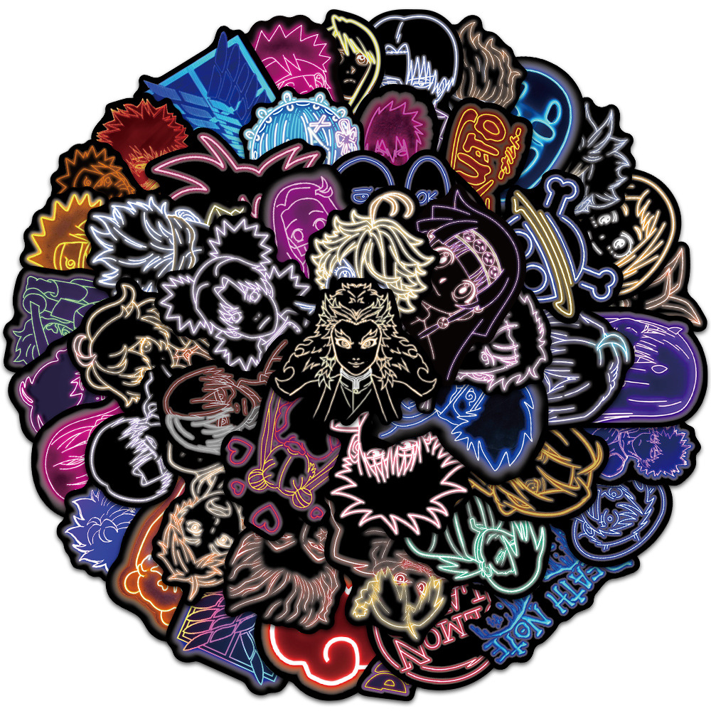 50 PCS Mixed Graffiti skateboard Stickers Neon series animation For Car Laptop Fridge Helmet Pad Bicycle Bike Motorcycle PS4 book Guitar Pvc Decal, Multi colors
50 PCS Mixed Graffiti skateboard Stickers Neon series animation For Car Laptop Fridge Helmet Pad Bicycle Bike Motorcycle PS4 book Guitar Pvc Decal, Multi colors