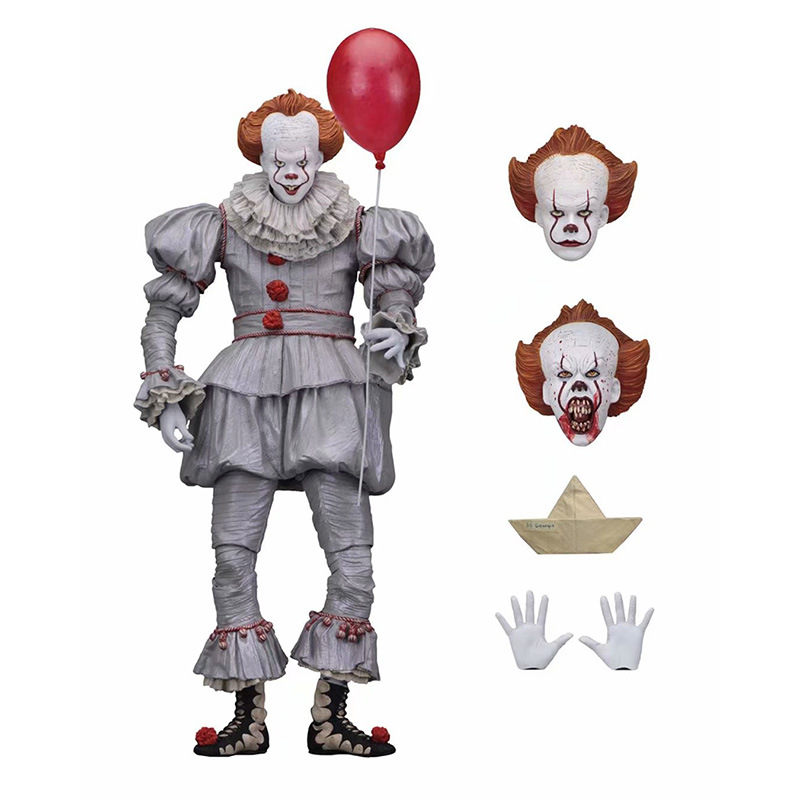 Funny 20cm NECA Stephen Kings It Pennywise Joker Clown Halloween Day Horror Movie Doll PVC Action Figure Collectible Model от DHgate WW