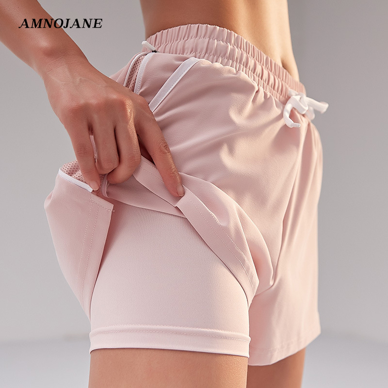 Zipper Running Shorts Women 2 in 1 Gym Leggings Sport Running Shorts Biker Tights Fitness Clothing Seamless Workout Yoga Short, Black
Zipper Running Shorts Women 2 in 1 Gym Leggings Sport Running Shorts Biker Tights Fitness Clothing Seamless Workout Yoga Short, Black