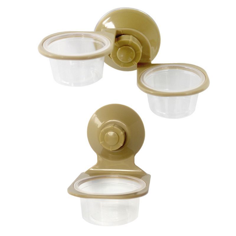 Sewing Reptile Water Food Feeder Wall Knoping Feed Plate Come Spider Fokken Box Tank Plate Pot Delivery