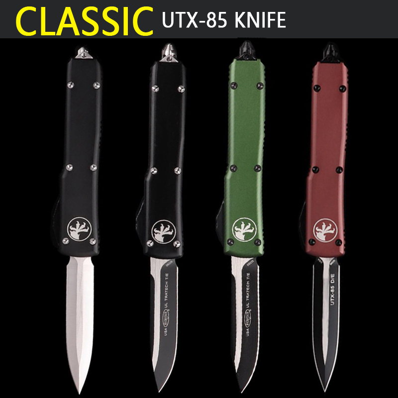 Microtech classicUTX 85 automatic knife pocket knife Tactical micro knives tech carbide class breaker pocket knifes
Microtech classicUTX 85 automatic knife pocket knife Tactical micro knives tech carbide class breaker pocket knifes