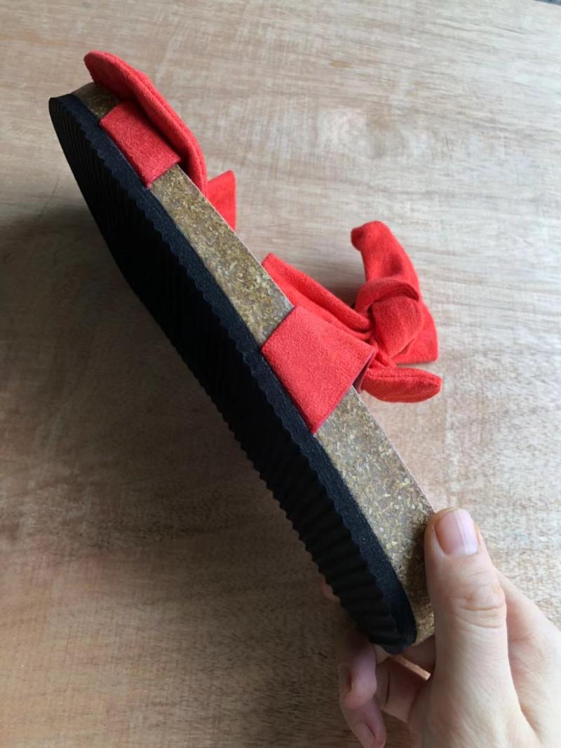 Bow Embellished Women's Linen Espadrilles - Casual Slip-On Summer Sliders for Warm Weather