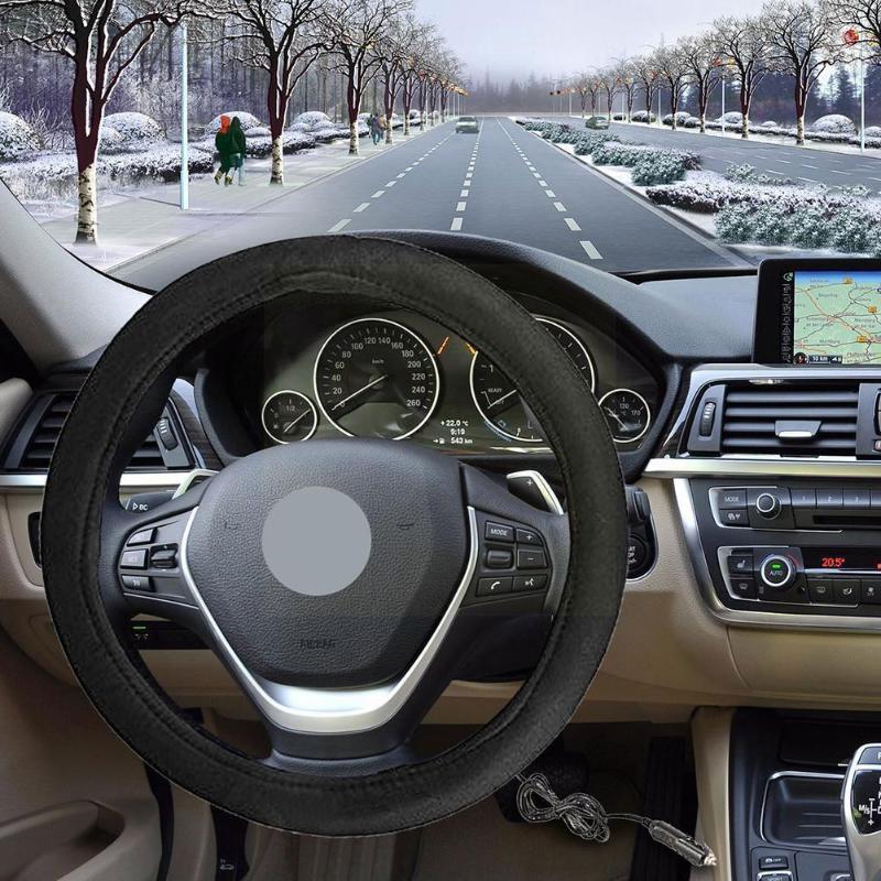 Steering Wheel Covers 38cm Car Heating Cover Universal Size Winter Package Colorful Warm 2 Color H3q2
Steering Wheel Covers 38cm Car Heating Cover Universal Size Winter Package Colorful Warm 2 Color H3q2