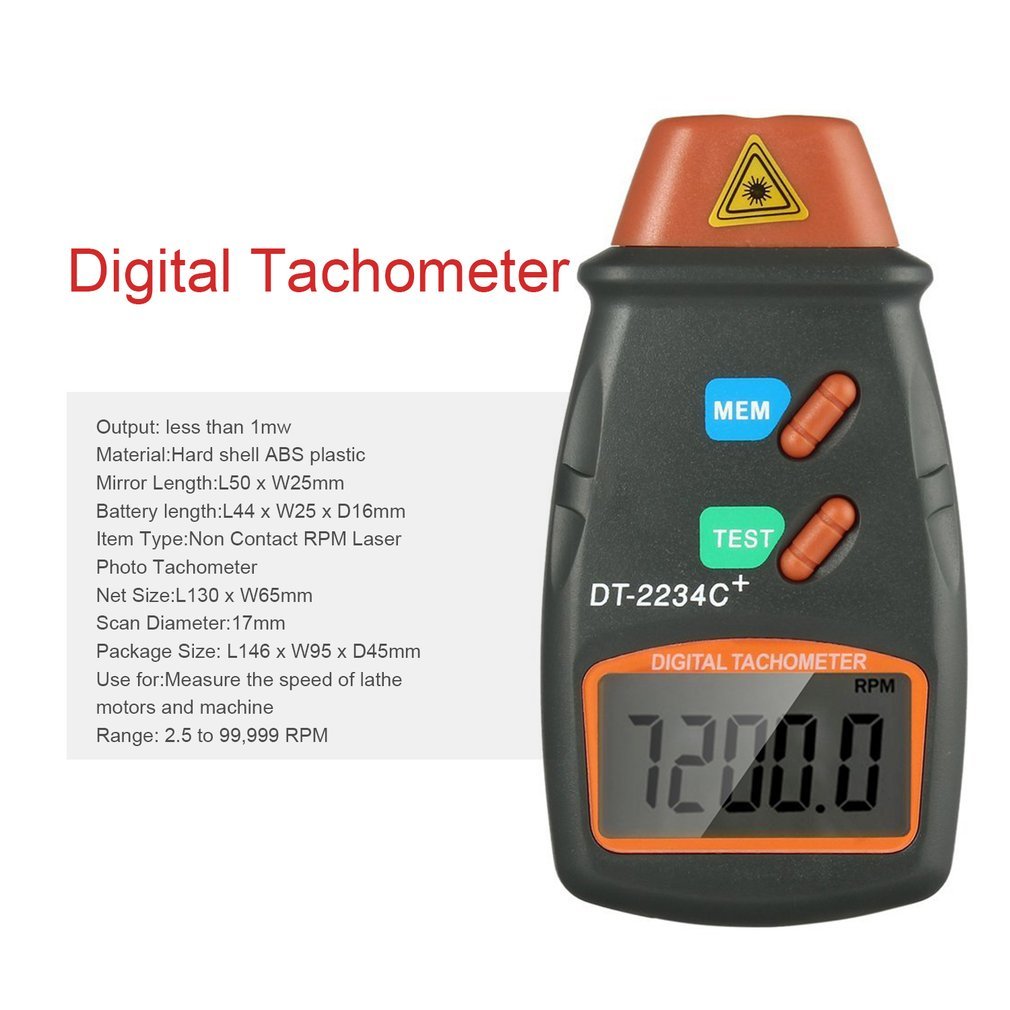 Digital Laser Photo Operator Do not contact Rpm Tach Digital Laser Operator Speed Gauge Motor Dropship No Advertisements