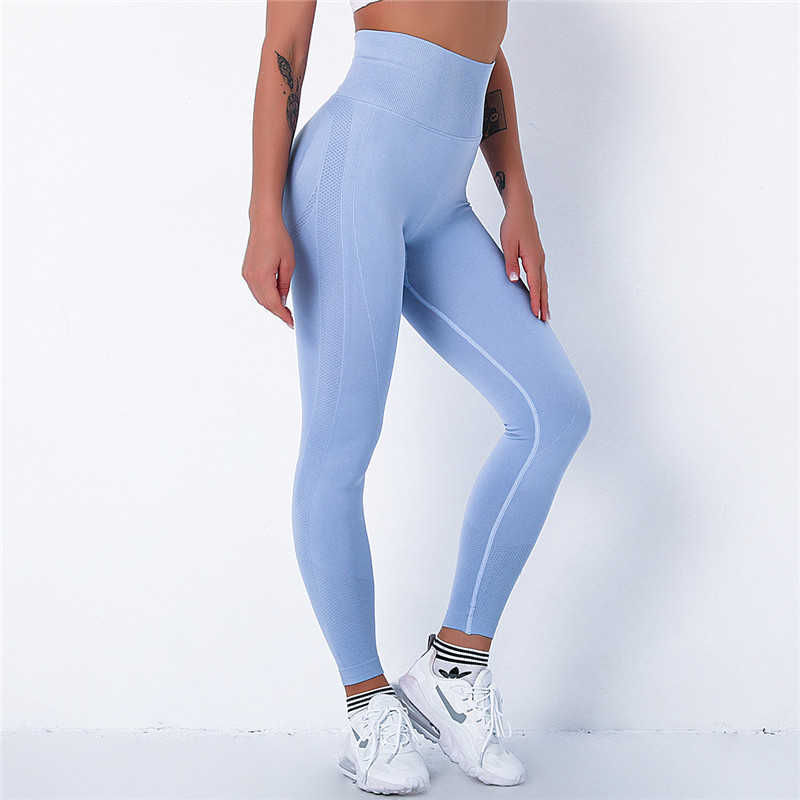 Women Spandex 20% Seamless Leggings Bubble Butt Push Up Workout Legging Slim High Waist Leggins Mujer Fitness Pants 210820