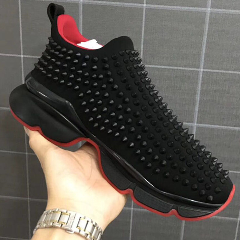 Dress Shoes Sapatilhas masculinas de sign marca moda vamp rebite slizamento-on sapatos plataforma casual elástico tecido vulcanizado calçado Q76F, 1# shoe box
Dress Shoes Sapatilhas masculinas de sign marca moda vamp rebite slizamento-on sapatos plataforma casual elástico tecido vulcanizado calçado Q76F, 1# shoe box