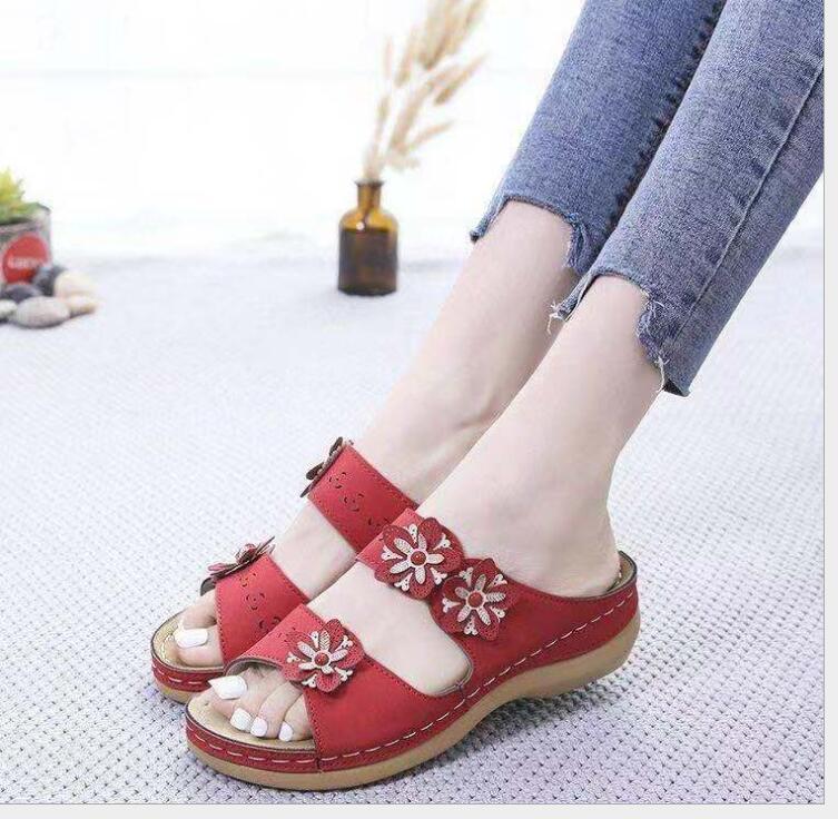 Sandals Women Summer Flowers Shoes Woman Heels For Wedges Thick Bottom Femme Casual Flower Vintage Wedge Large Size, Black
Sandals Women Summer Flowers Shoes Woman Heels For Wedges Thick Bottom Femme Casual Flower Vintage Wedge Large Size, Black