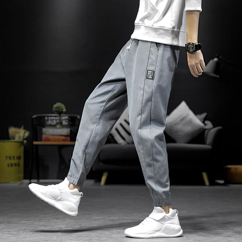 Summer Streetwear Clothes Male Men Fashion Hip Hop Loose Plus Size Quick Drying Pants Mens Clothing Harajuku Harem C Men's, Black