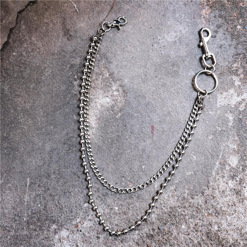 Keychains 60cm High Quality Wallet Belt Chain Rock Punk Trousers Hipster Pants Jean Keychain Silver Ring Clip Keyring Men's Hiphop Jewelry
Keychains 60cm High Quality Wallet Belt Chain Rock Punk Trousers Hipster Pants Jean Keychain Silver Ring Clip Keyring Men's Hiphop Jewelry