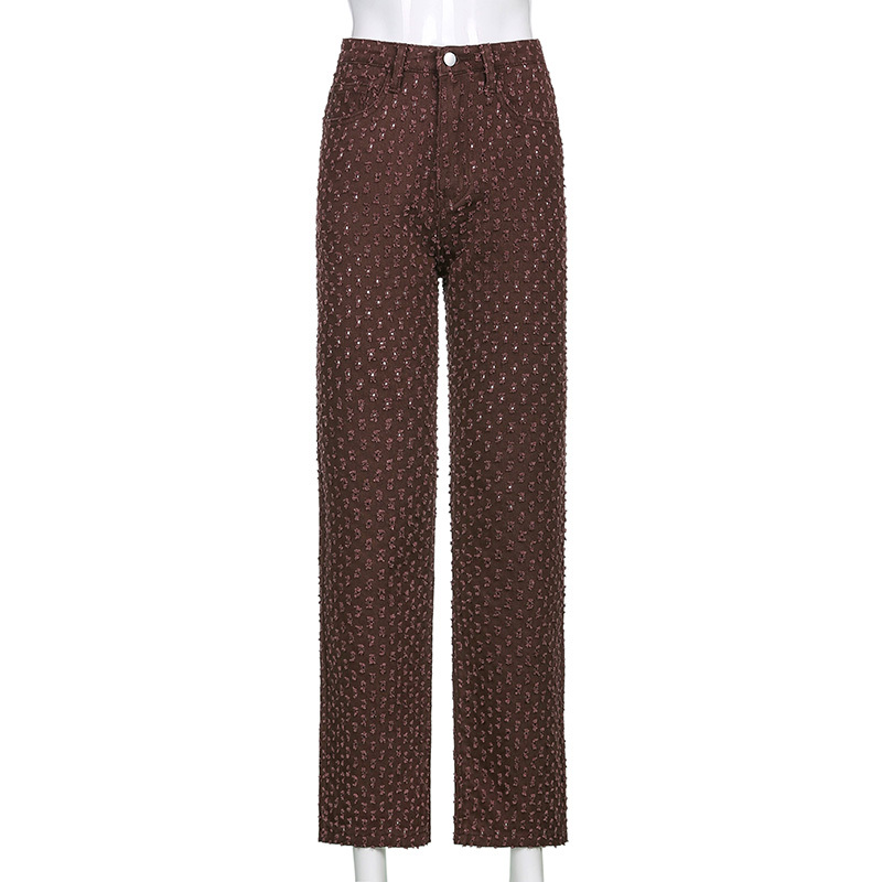 Woman stright Jeans middle Waist Denim Streetwear Vintage Quality Fashion Harajuku Straight trousers Pants 210524