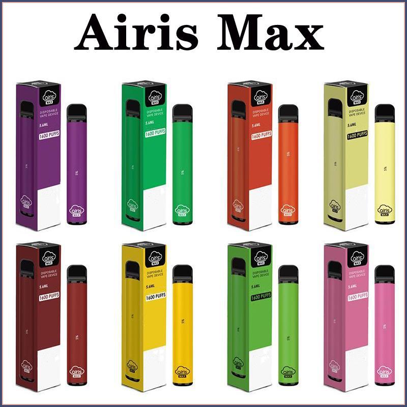 100% Authentic Airis Max Disposable Cigarettes Device Pod 950mAh Battery 5.6ml Cartridge 1600 Puffs Vape Pen Bar Plus E-cigarettes kit wholesale
100% Authentic Airis Max Disposable Cigarettes Device Pod 950mAh Battery 5.6ml Cartridge 1600 Puffs Vape Pen Bar Plus E-cigarettes kit wholesale