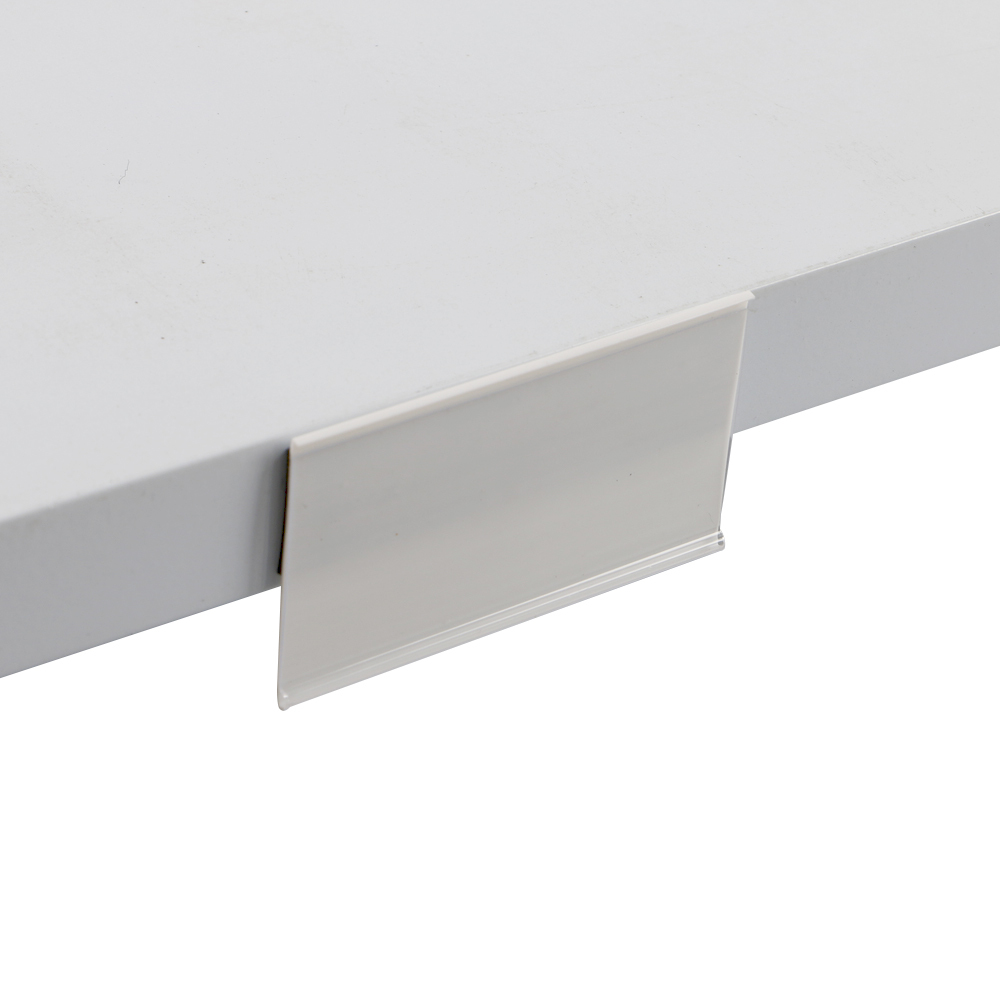Pvc Strip Scanner Shelf Label Holder for Office
