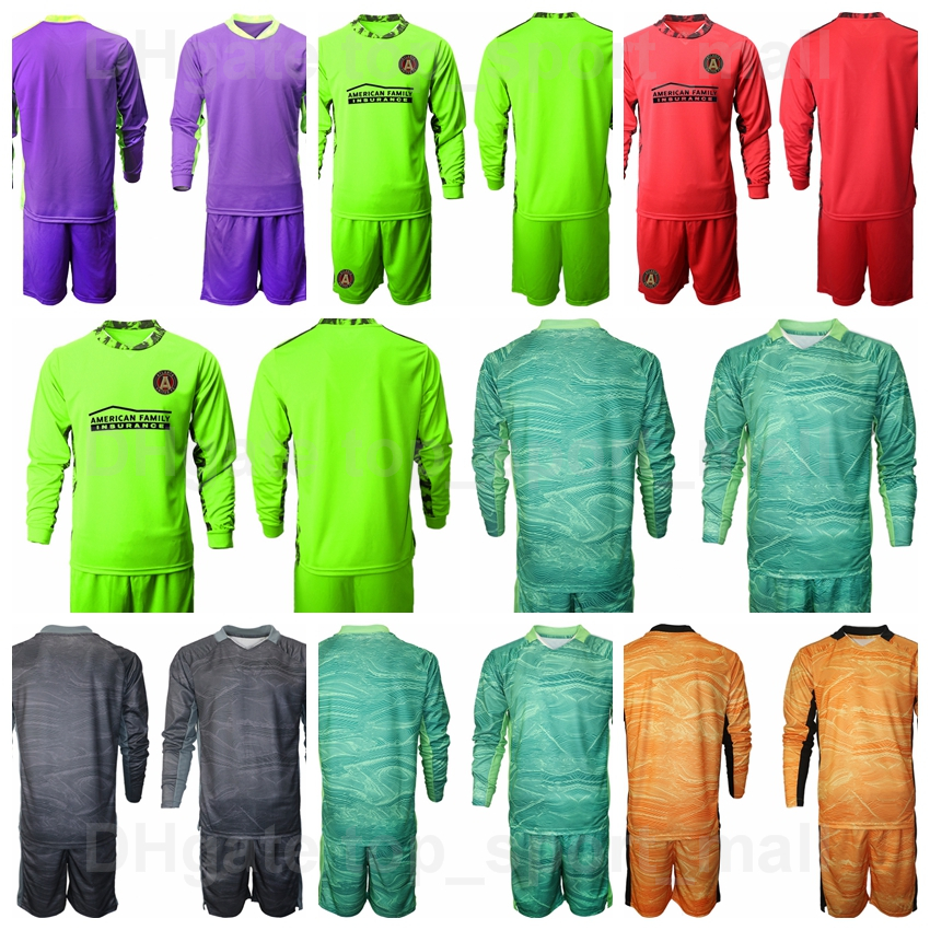 Goalie MLS Soccer Goalkeeper GK 1 Brad Guzan Long Sleeve Jersey Set Atlanta United FC 13 Brendan Moore Football Shirt Kits Purple Black Red Orange Fluorescent Green
Goalie MLS Soccer Goalkeeper GK 1 Brad Guzan Long Sleeve Jersey Set Atlanta United FC 13 Brendan Moore Football Shirt Kits Purple Black Red Orange Fluorescent Green