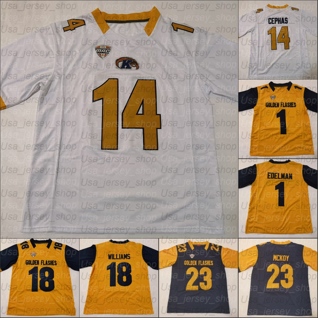 Custom Kent State College Football Jerseys Dustin Crum Matthews Xavier Williams Isaiah McKoy Mike Carrigan Price Majette Lawrence-Burke, White i
Custom Kent State College Football Jerseys Dustin Crum Matthews Xavier Williams Isaiah McKoy Mike Carrigan Price Majette Lawrence-Burke, White i