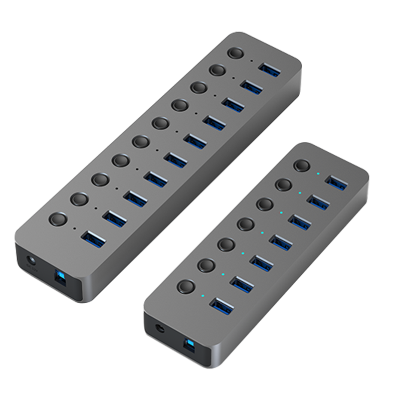 Hubs Mutil USB 3.0 Splitter 7/10/13 Port Expander Multi 12V Power Adapter USB3.0 Hub With Switch For Laptop Docking Station
Hubs Mutil USB 3.0 Splitter 7/10/13 Port Expander Multi 12V Power Adapter USB3.0 Hub With Switch For Laptop Docking Station