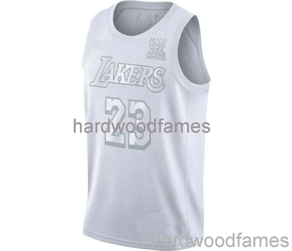 Cheap Custom James #23 Men's White MVP Swingman Jersey Stitched Mens Women Youth XS-6XL Basketball Jerseys