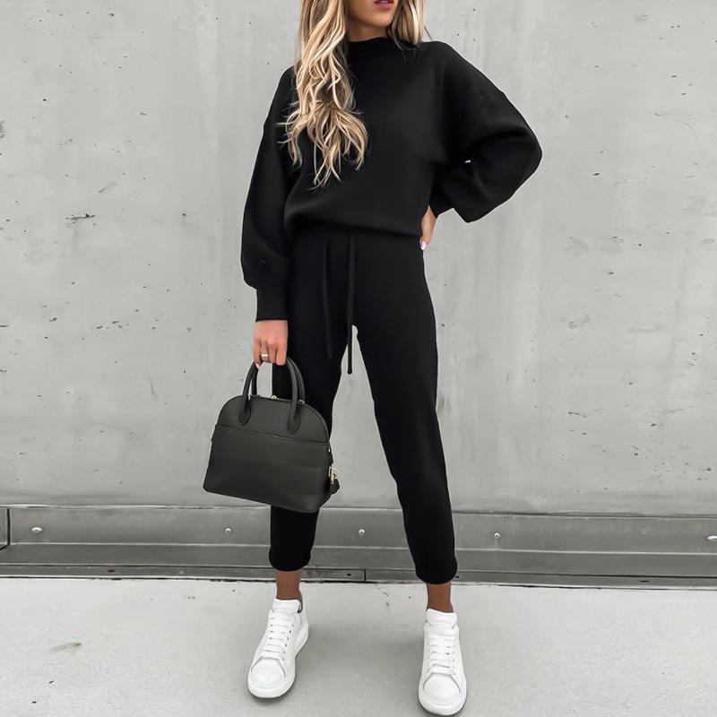 Women Tracksuit 2 Piece Set Crop Top pants Set Sportwear Matching Set Workout Sweat Suits Woman Jogging Suit 210515