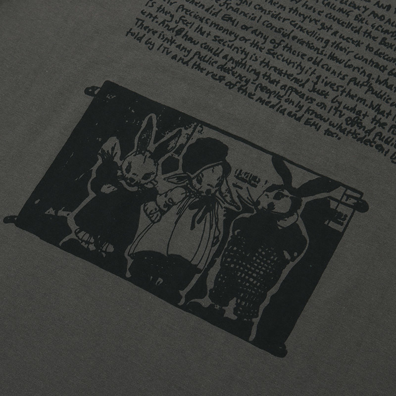 Men Hip Hop Streetwear T Shirt Bunny Letter Printed Tshirt Harajuku Cotton Loose Short Sleeve Tops Tees Spring Summer Shirt 210329