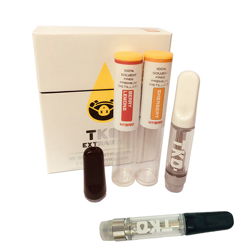 TKO Ceramic Coil Cartridge Atomizer Black White Vape Carts 0.8ml 1ml Empty 510 Thread Thick Oil with Packaging Vaporizer
TKO Ceramic Coil Cartridge Atomizer Black White Vape Carts 0.8ml 1ml Empty 510 Thread Thick Oil with Packaging Vaporizer