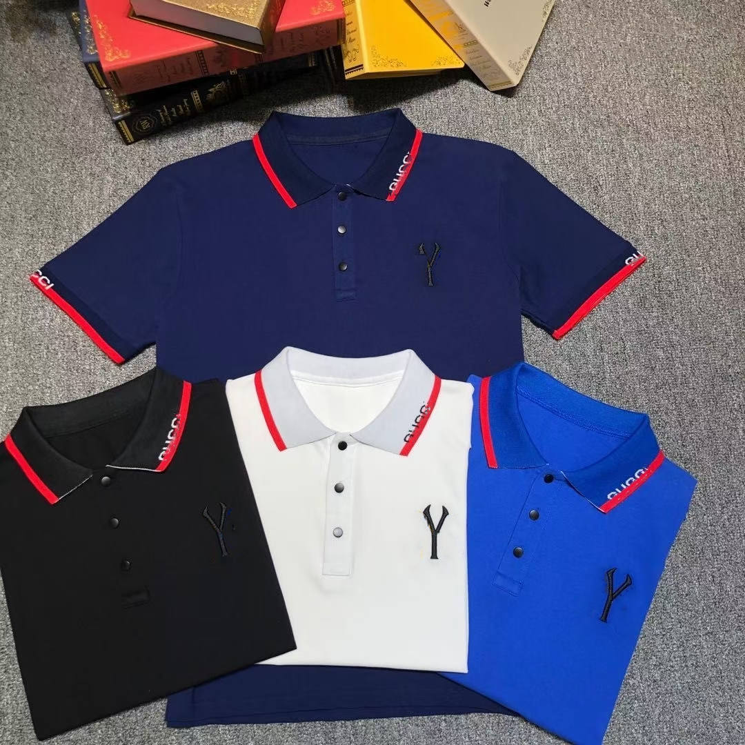 Men's T-Shirt European American fashion brand quality polo letter embroidered short sleeve casual and business double lapel shirt jacket 21yy, White;black
Men's T-Shirt European American fashion brand quality polo letter embroidered short sleeve casual and business double lapel shirt jacket 21yy, White;black