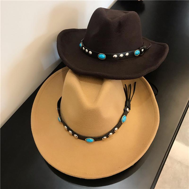 Berets 2021 Autumn And Winter Woolen Top Cap Women For Hat Western Cowboy Riding Men's Outdoor Big Brim
Berets 2021 Autumn And Winter Woolen Top Cap Women For Hat Western Cowboy Riding Men's Outdoor Big Brim