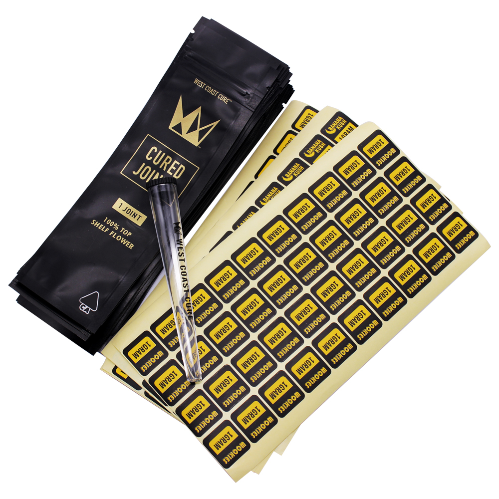 West Coast Cure Pre roll joint package bags for 3PCS 1PCS CURED JOINTS BAG with PLASTIC TUBES Packaging smell proof resealable zipper pouch mylar packages
West Coast Cure Pre roll joint package bags for 3PCS 1PCS CURED JOINTS BAG with PLASTIC TUBES Packaging smell proof resealable zipper pouch mylar packages