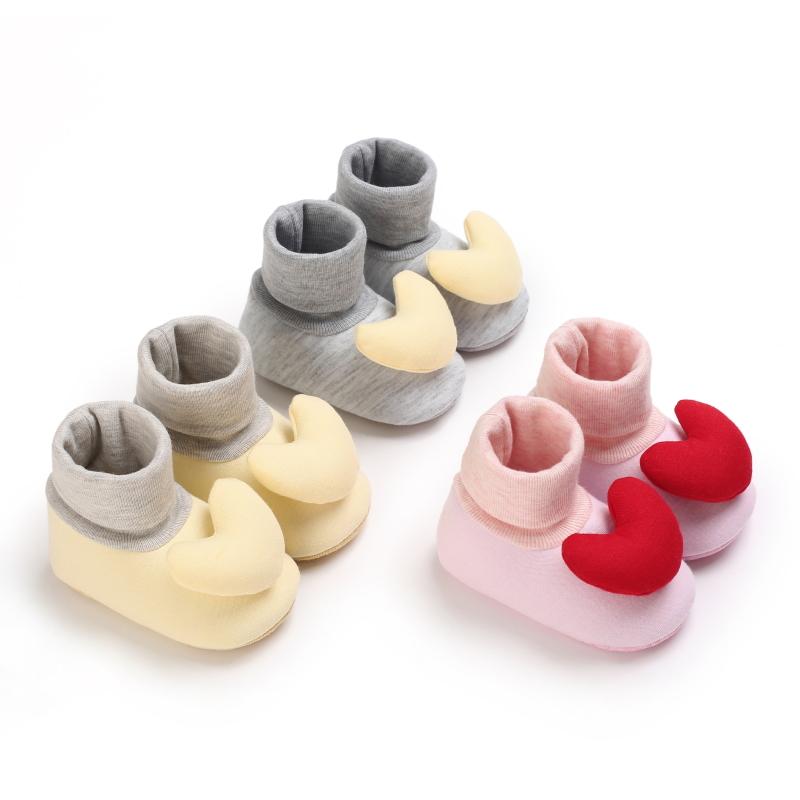 Boots Autumn And Winter Baby Shoes Lovely Warm Socks 0-18 Nonths Pure Cotton Boys Girls' First Walking, Black;grey 
Boots Autumn And Winter Baby Shoes Lovely Warm Socks 0-18 Nonths Pure Cotton Boys Girls' First Walking, Black;grey