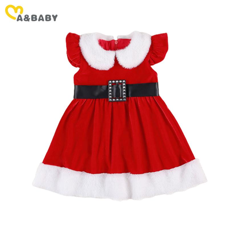 Girl's Dresses Ma&Baby 6M-5Y Infant Baby Toddler Kid Girls Red Dress Christmas For Party Xmas Costumes, Red;yellow
Girl's Dresses Ma&Baby 6M-5Y Infant Baby Toddler Kid Girls Red Dress Christmas For Party Xmas Costumes, Red;yellow